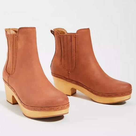 frye odessa clog booties